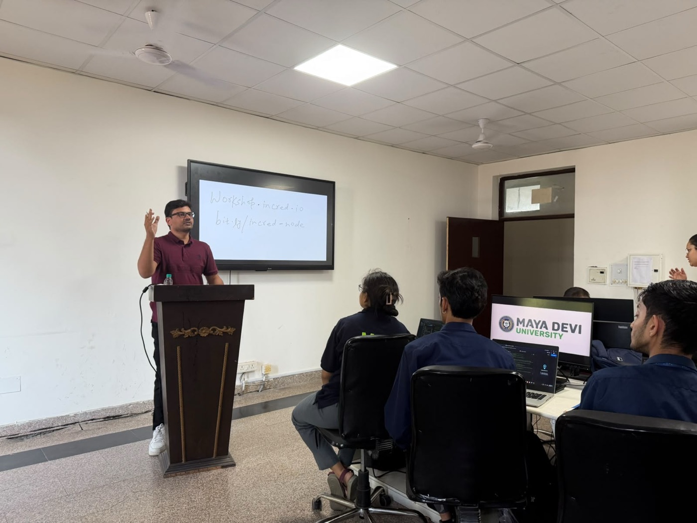 Live coding session with students