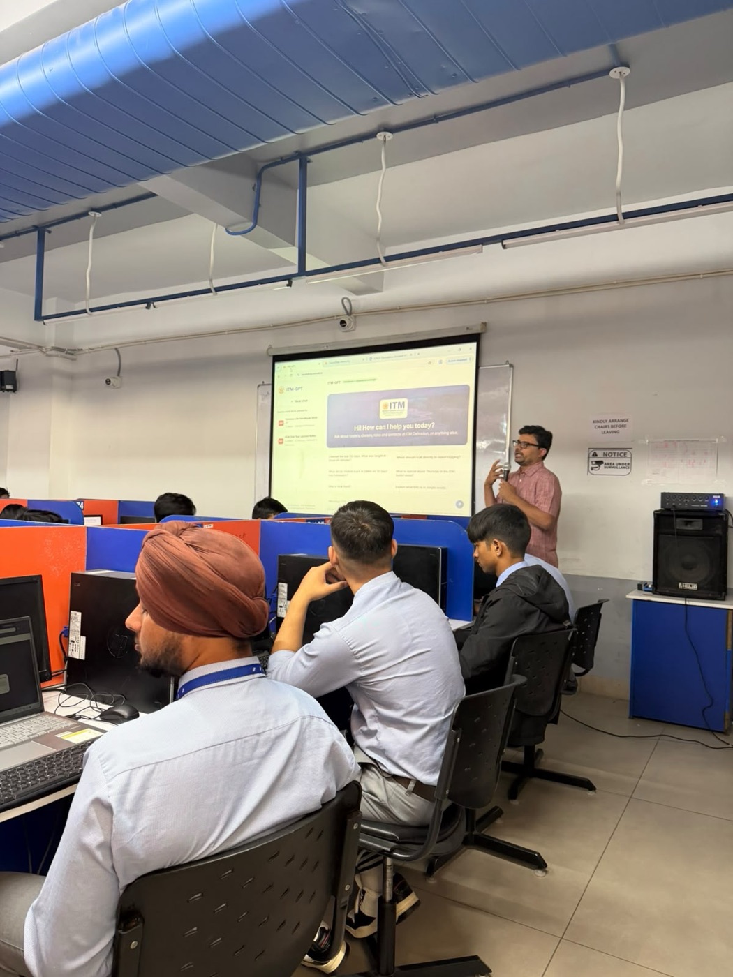 Q&A during the workshop